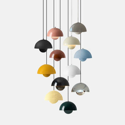 Nordic flower bud ceiling lamp modern minimalist entrance corridor aisle lamp cream style cloakroom balcony lamp - Price Value Store