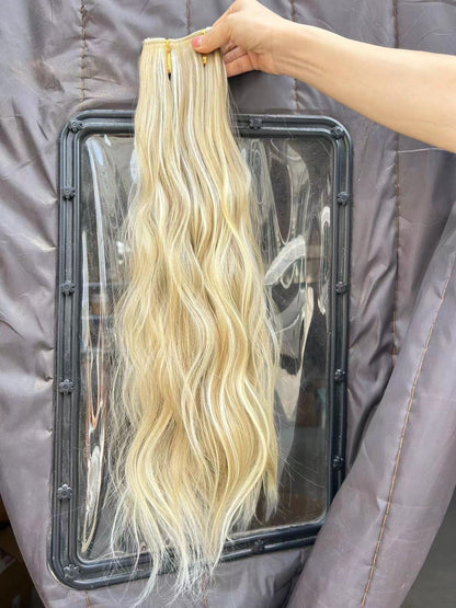 A four-piece wig set