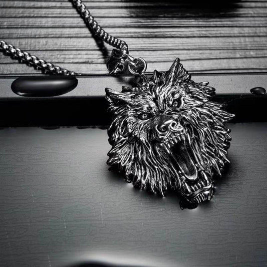 Wolf head necklace - Price Value Store