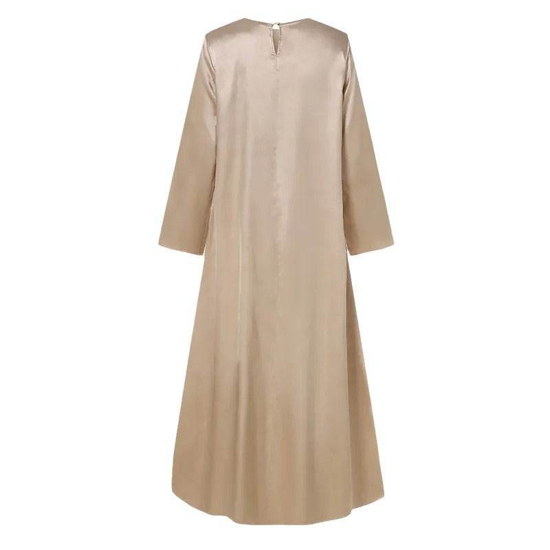 Long robe-style pullover dress - Price Value Store