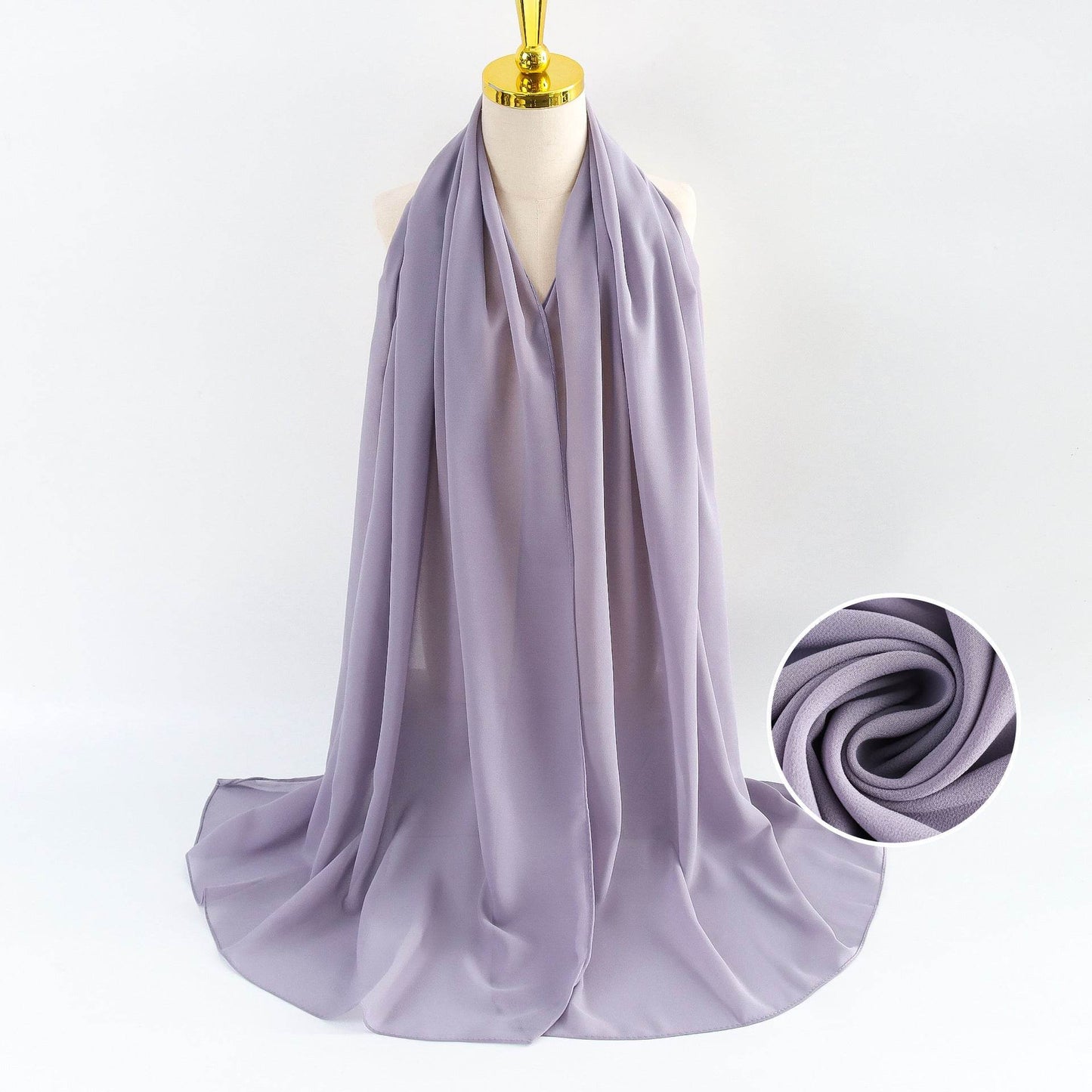 Elegant Pearl Chiffon Scarf for Women - Price Value Store