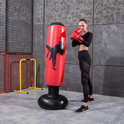 Inflatable fitness boxing column untoppleable figure - Price Value Store