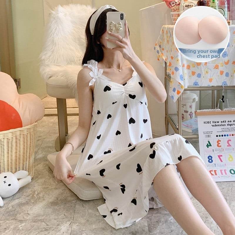 Sleeping dress with short sleeves - Price Value Store