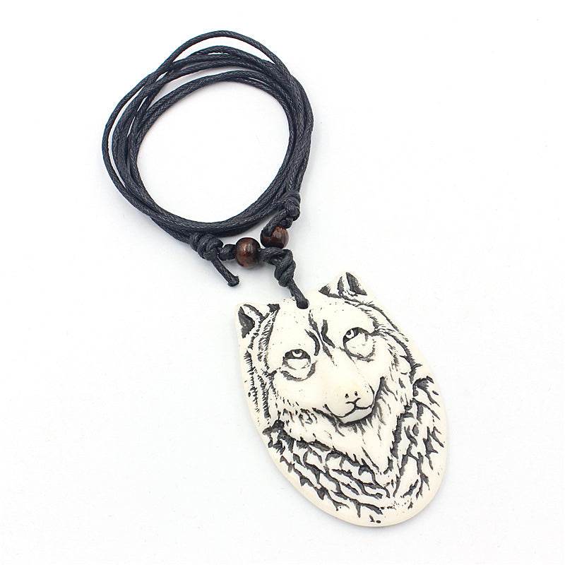 Resin imitation bone necklace - Price Value Store