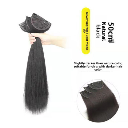 Long straight hair wig