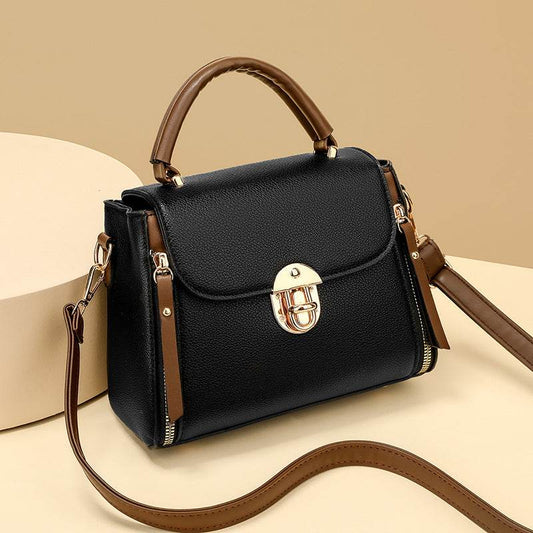 Women's Fashion PU Lock Large Capacity Shoulder Crossbody Bag - Price Value Store