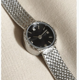 Simple Retro Copper Mesh Small Gold Watch Women's Internet Celebrity Explosive Exquisite Casual Light Luxury All-match Elegant - Price Value Store