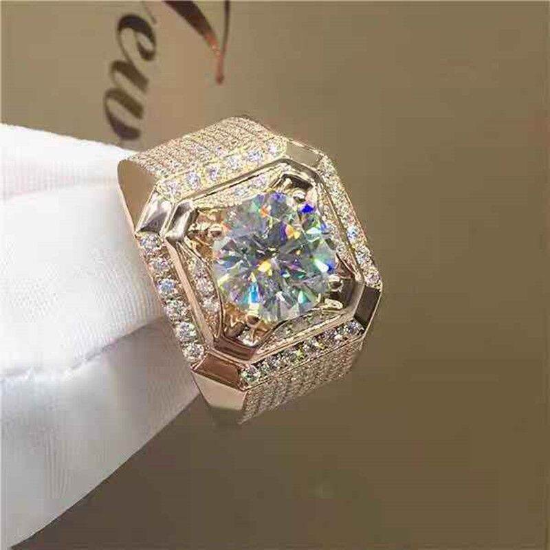Copper micro-set artificial gemstone ring - Price Value Store