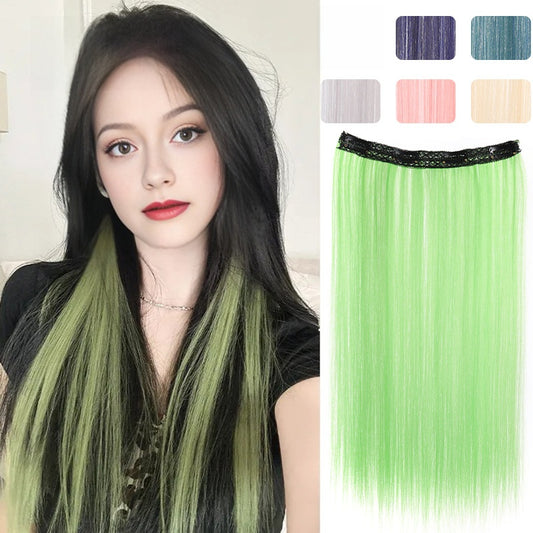 Colorful ear-hanging hair extensions