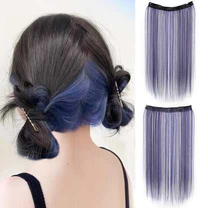 Colorful ear-hanging hair extensions
