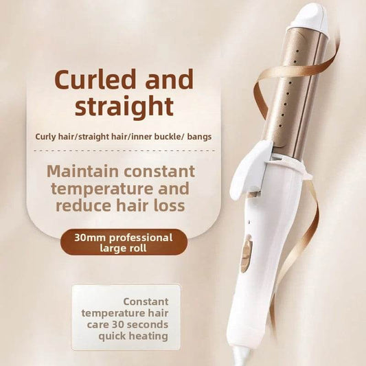 Tourmaline Ceramic Dual-Purpose Hair Curling and Straightening Iron - Price Value Store