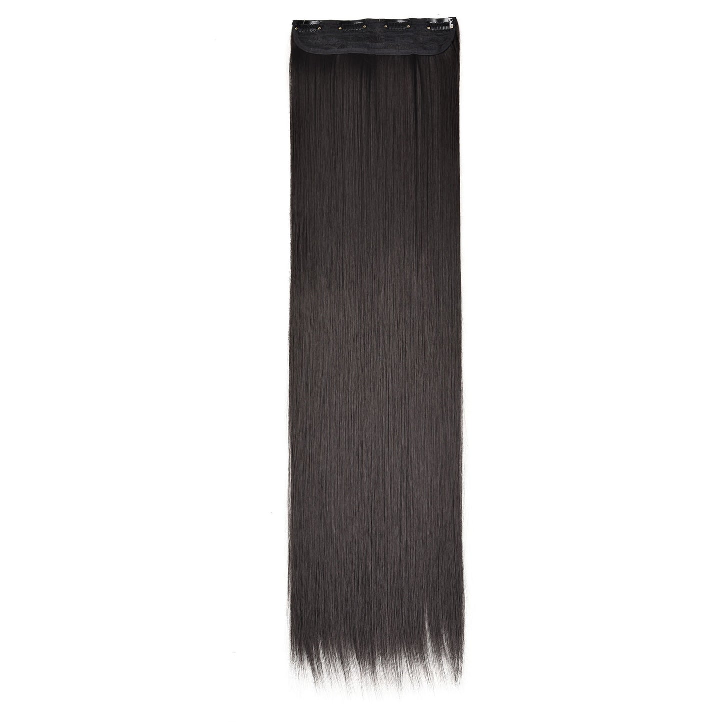 Four-clip extended and weighted wig extension pieces