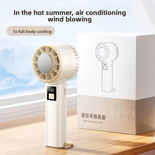 Handheld semiconductor-cooled portable mini cooling electric fan - Price Value Store