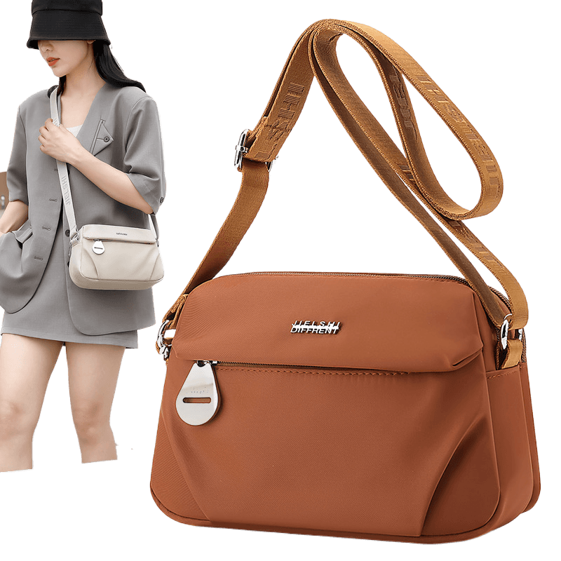 Cross-Border New Fashion Simple Nylon Shoulder Bag Simple Versatile Cross-Body Bag Large Capacity Women's Casual Bag - Price Value Store