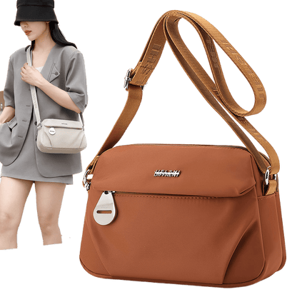 Cross-Border New Fashion Simple Nylon Shoulder Bag Simple Versatile Cross-Body Bag Large Capacity Women's Casual Bag - Price Value Store