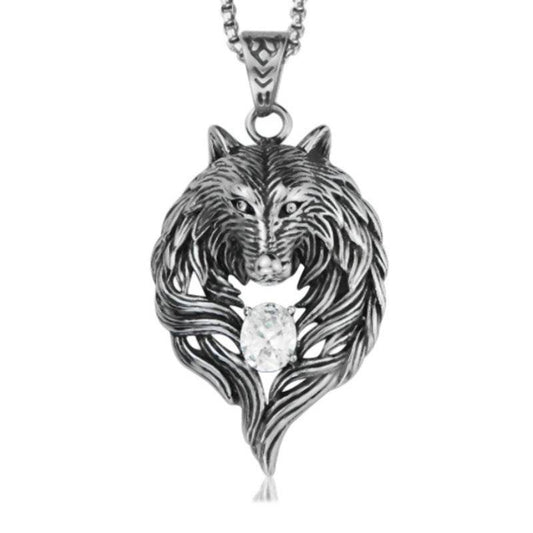 Domineering Wolf Head Necklace - Price Value Store