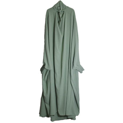 Women's Pure Color Turban Robe - Price Value Store