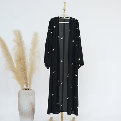 Flower Embroider Elegant Cardigan