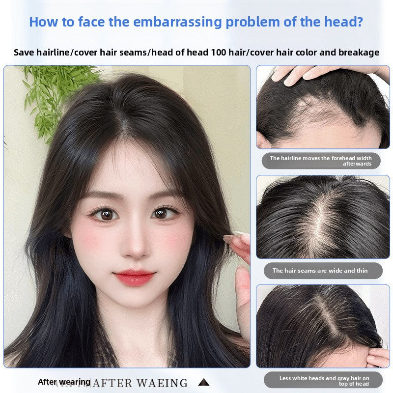 Extended lightweight and breathable bangs wig pieces