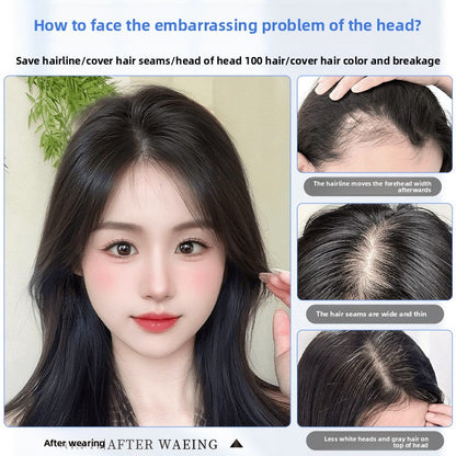 Extended lightweight and breathable bangs wig pieces