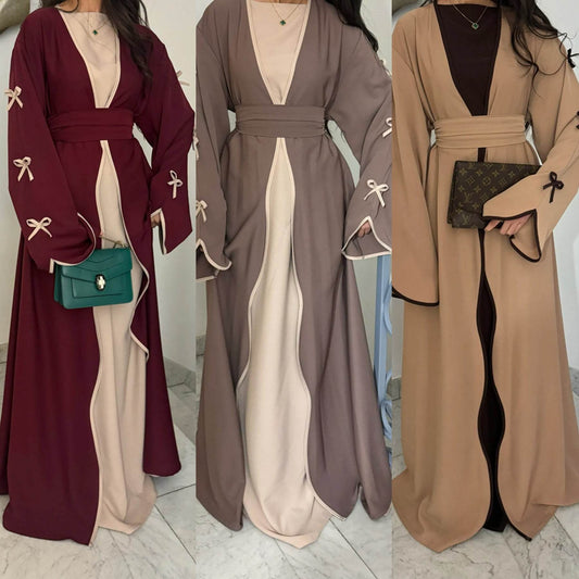 Belted long dress - Price Value Store