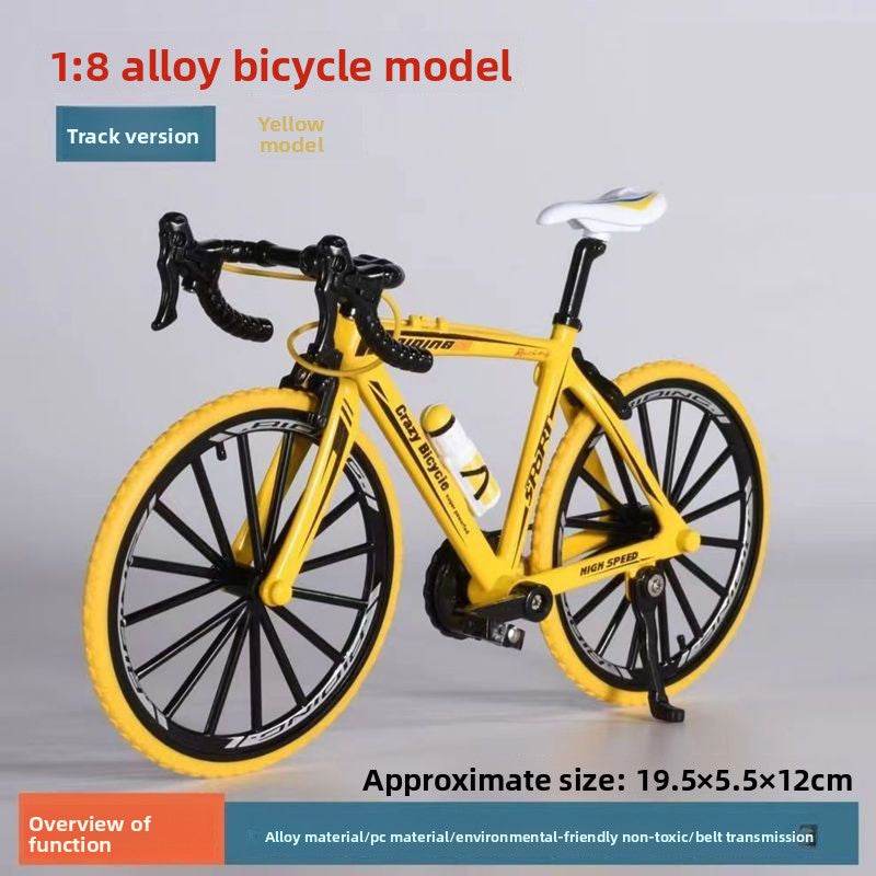 Mini Alloy Curved Handlebar Bicycle Model - Price Value Store