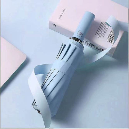 The fully automatic umbrella is suitable for both sunny and rainy days - Price Value Store