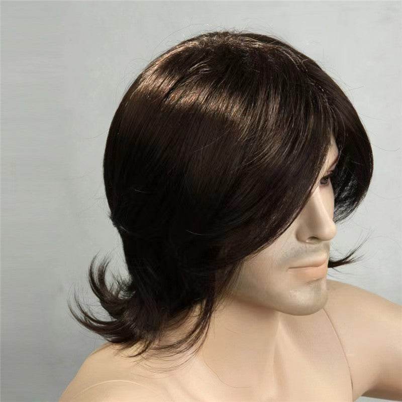 Brown New Men's Wig - Price Value Store