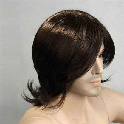Brown New Men's Wig - Price Value Store