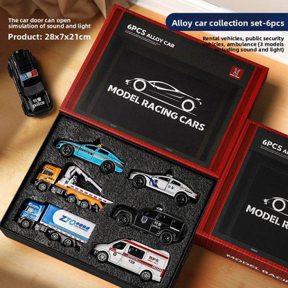 Model of children's alloy fire and urban rescue vehicle - Price Value Store