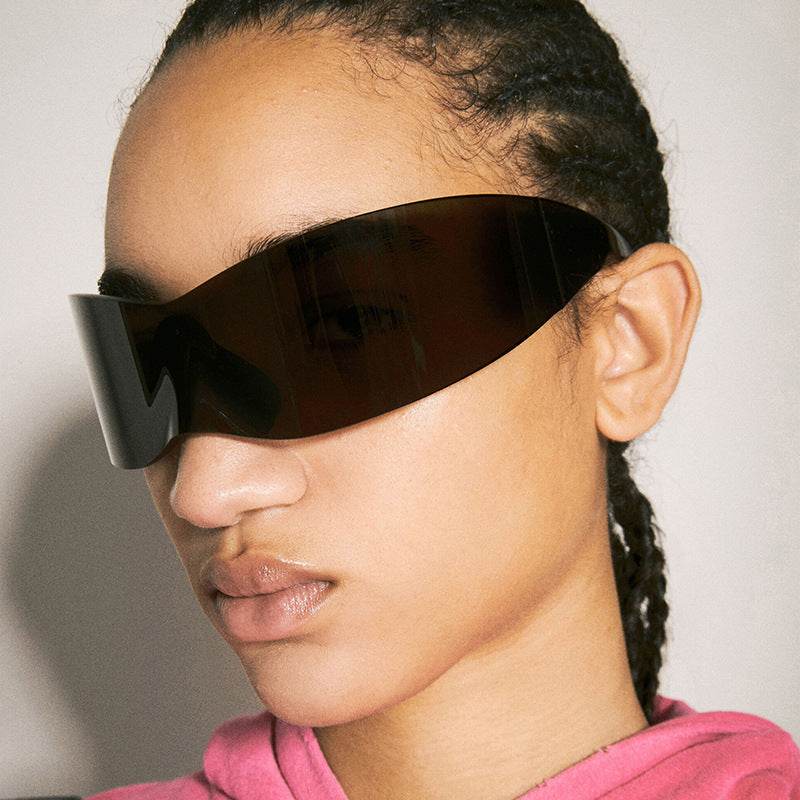 Frameless one-piece sunglasses - Price Value Store