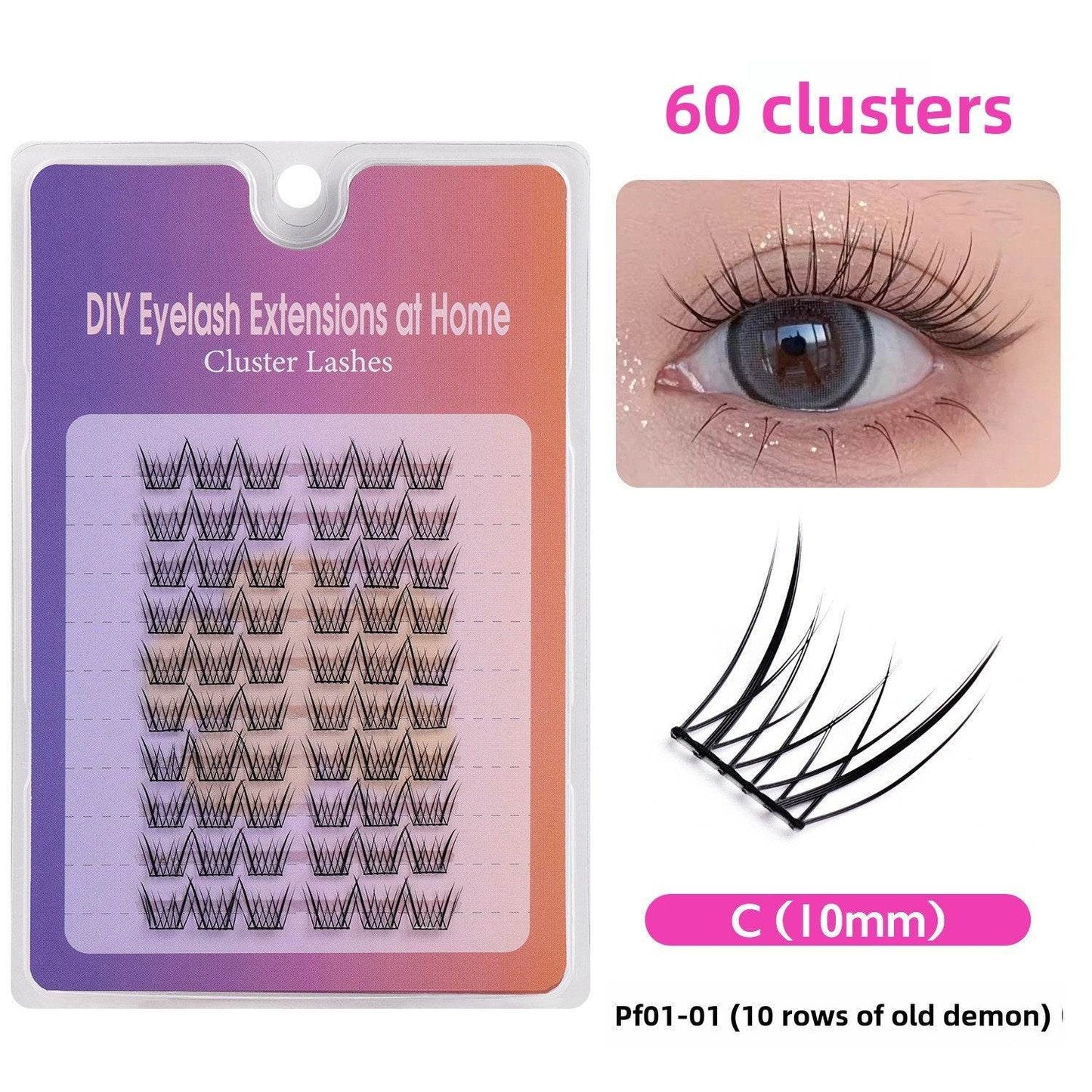 Natural Black Stem False Eyelashes - Price Value Store