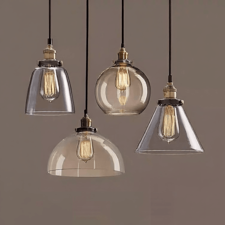 Creative retro glass chandelier - Price Value Store