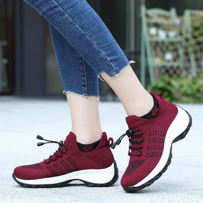 Thick-soled breathable sports shoes - Price Value Store