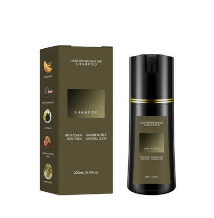 Plant Formula Hair Dye Shampoo 200ml