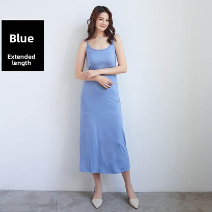 Sleeveless Slip Dress - Loose Fit Casual Inner Skirt - Price Value Store