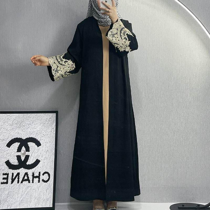 Elegant Embroidered Abaya Dress for Women - Price Value Store