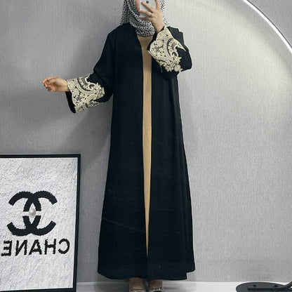 Elegant Embroidered Abaya Dress for Women - Price Value Store