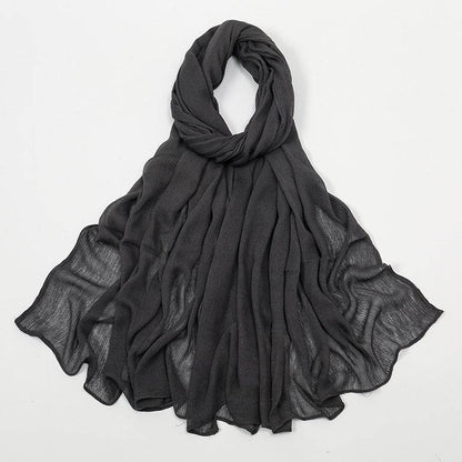 Solid-color simple headscarf - Price Value Store