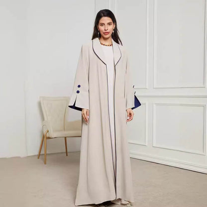 Cardigan with contrasting buttons dress - Price Value Store
