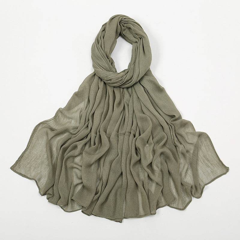 Solid-color simple headscarf - Price Value Store