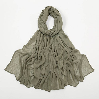 Solid-color simple headscarf - Price Value Store