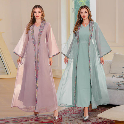 Elegant Muslim Two-Piece Dress - Price Value Store