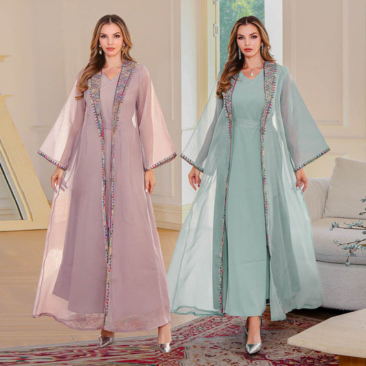 Elegant Muslim Two-Piece Dress - Price Value Store