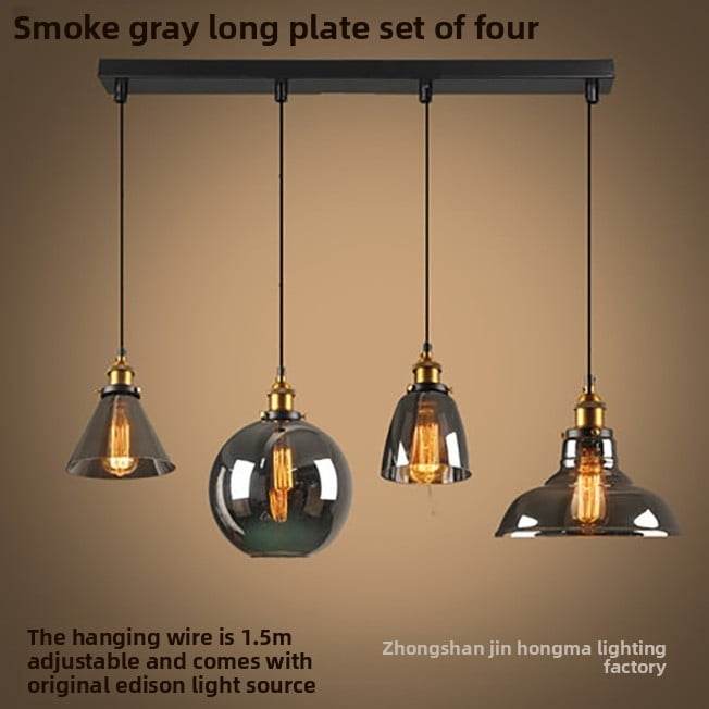 Creative retro glass chandelier - Price Value Store