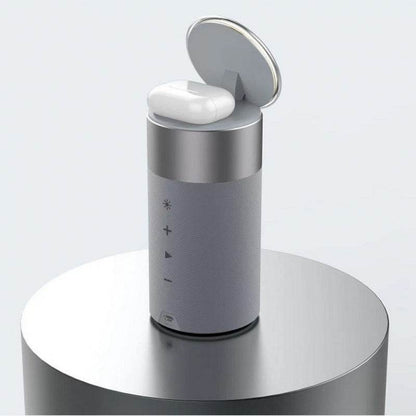 Magnetic suction wireless audio charging mobile phone headset magnetic suction wireless charging household mini portable desk decoration speaker - Price Value Store