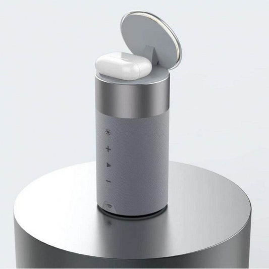 Magnetic suction wireless audio charging mobile phone headset magnetic suction wireless charging household mini portable desk decoration speaker - Price Value Store