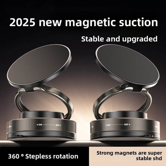 2025 New Vacuum Suction Magnetic Car Phone Holder Navigation & Desktop Mount - Price Value Store