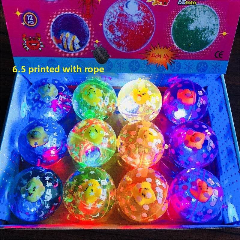 Crystal elastic ball transparent glittering toy - Price Value Store