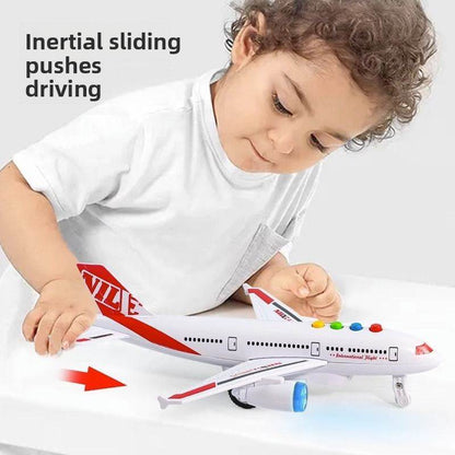 Children's Simulation Aircraft Toy with Light and Music - Price Value Store